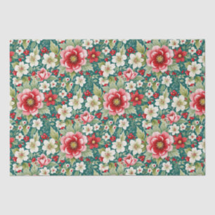 Christmas Country Garden Tissue Paper