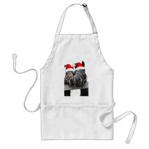 Christmas Country Horses Standard Apron