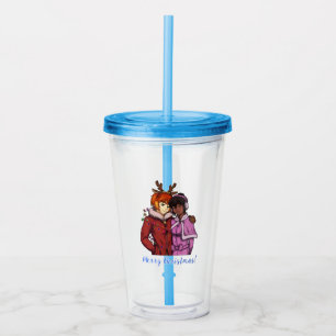 Christmas Couple Acrylic Tumbler