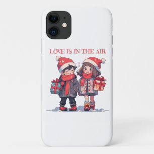Christmas couple - Love is in the air Case-Mate iPhone Case