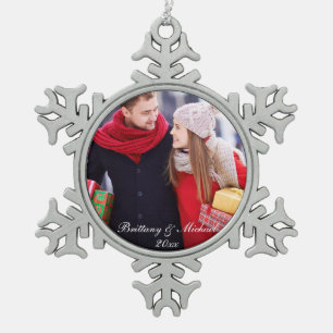 Christmas Couple Photo Ornament Year WSf