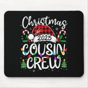 Christmas Cousin Crew 2025 Family Matching Xmas Pa Mouse Pad