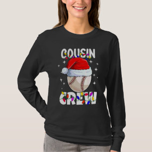 Christmas Cousin Crew Baseball Pyjamas Family Xmas T-Shirt