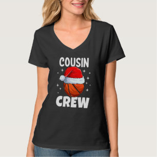Christmas Cousin Crew Basketball Pyjamas Family Xm T-Shirt
