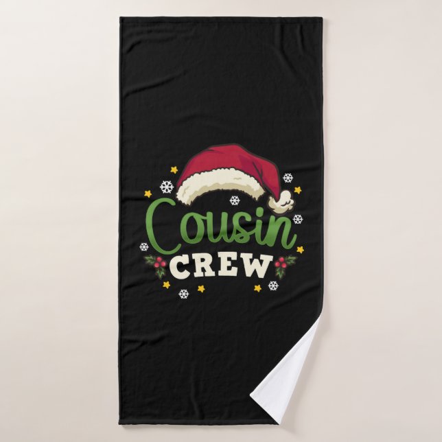 Christmas Cousin Crew Bath Towel (Bath Towel)
