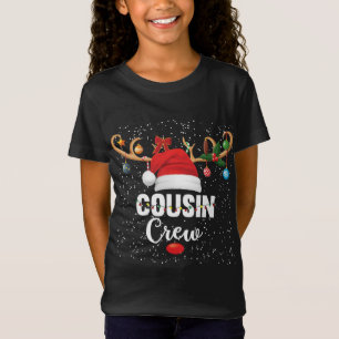 Christmas Cousin Crew Buffalo Red Plaid Pyjamas Fa T-Shirt