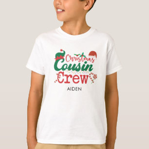 Christmas Cousin Crew Elf Matching T-Shirt
