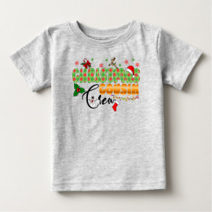 Christmas Cousin Crew Family Reunion Matching  Baby T-Shirt