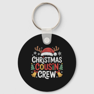 Christmas Cousin Crew Pyjamas Kids Girls Toddler M Key Ring