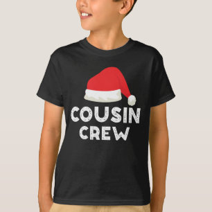 Christmas Cousin Crew - Santa Hat T-Shirt