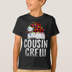 Christmas Cousin Crew Santa Xmas Family Matching P T-Shirt