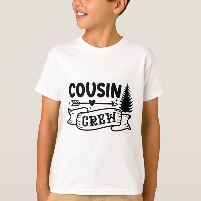 Christmas Cousin Crew  T-Shirt (Front)