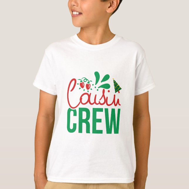 Christmas Cousin Crew  T-Shirt (Front)