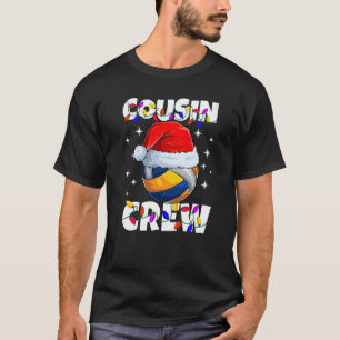 Christmas Cousin Crew Volley Ball Pajamas Family X T-Shirt