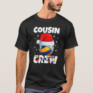 Christmas Cousin Crew Volley Ball Pajamas Family X T-Shirt