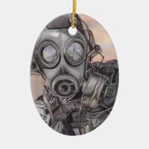 Christmas Covid Pandemic Ceramic Tree Decoration