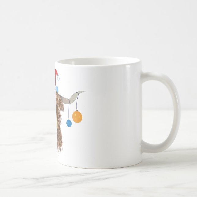 Christmas Cow Coffee Mug (Right)