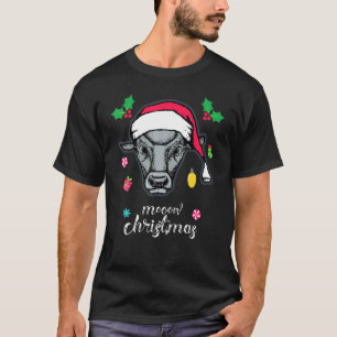 Christmas Cow Vegan Xmas T-Shirt