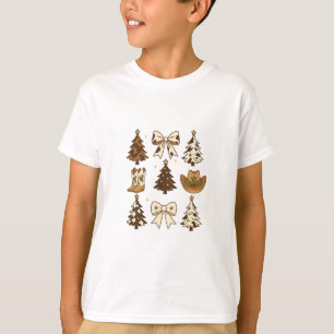 Christmas Cowboy Boots Western Santa Xmas T-Shirt