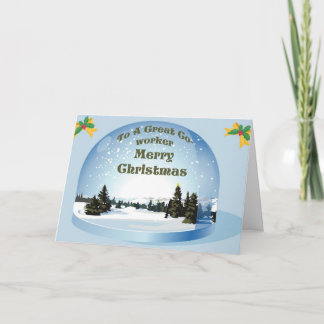 Christmas Coworker Card