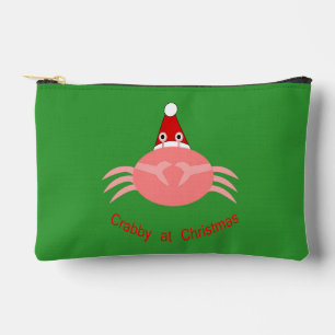 Christmas Crab Accessory Pouch