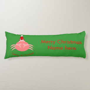 Christmas Crab Body Pillow