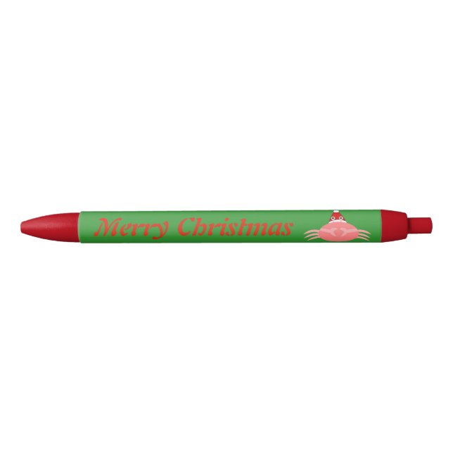 Christmas Crab Custom Pen (Front)