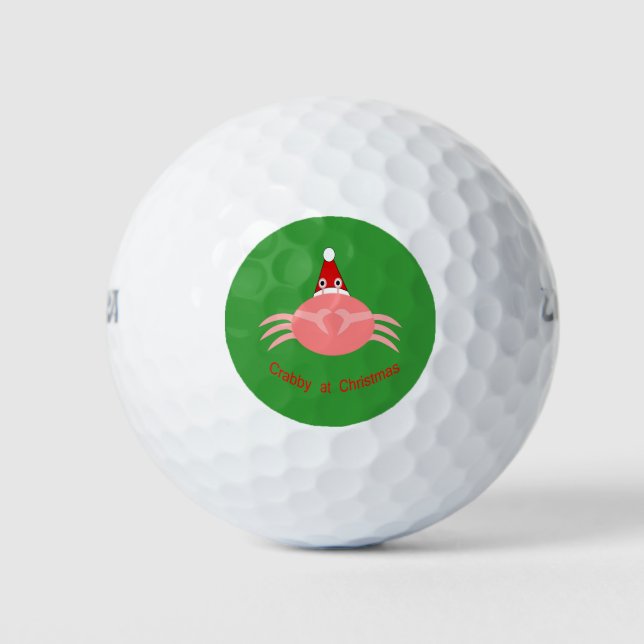 Christmas Crab Golf Ball (Front)