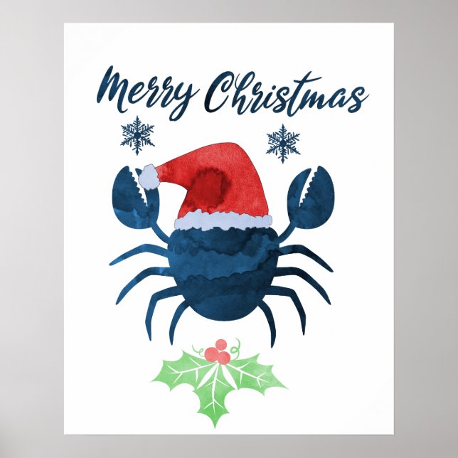 Christmas Crab Poster (Front)