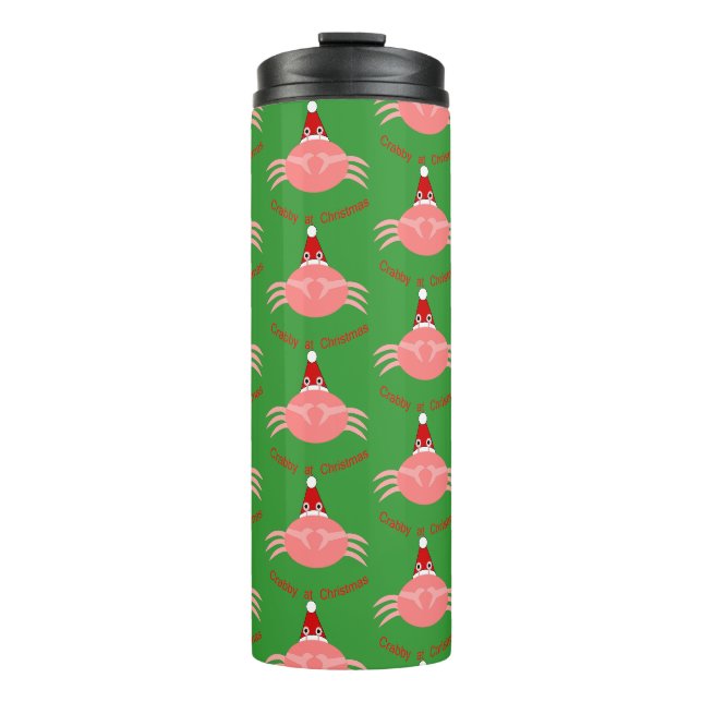 Christmas Crab Thermal Tumbler (Front)
