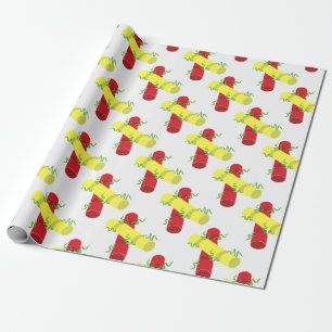 Christmas Crackers Wrapping Paper