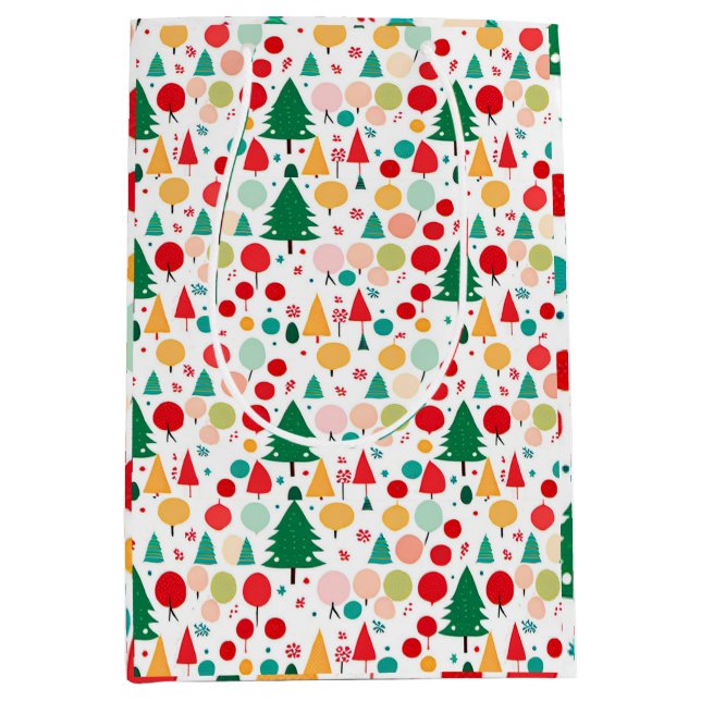 Christmas Craft Medium Gift Bag (Front)