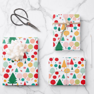 Christmas Craft Wrapping Paper Sheet