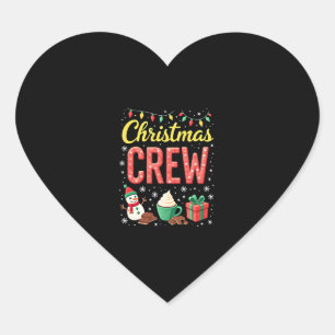 Christmas Crew (1) Heart Sticker