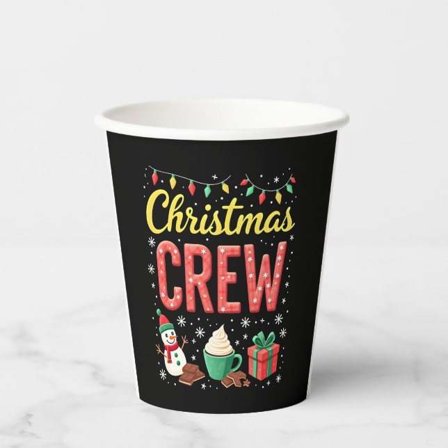 Christmas Crew (1) Paper Cups (Front)