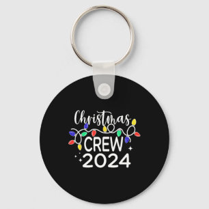 Christmas Crew 2024 Family Christmas Pyjamas Xmas Key Ring