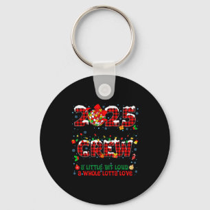 Christmas Crew 2025 Family Christmas Matching Xmas Key Ring
