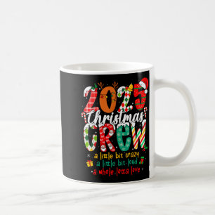 Christmas Crew 2025 Family Christmas Xmas Pajamas  Coffee Mug