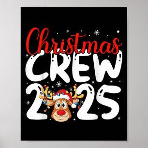Christmas Crew 2025 Family Christmas Xmas Pajamas  Poster
