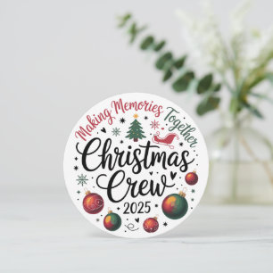 Christmas Crew 2025 Matching Family Group Xmas Holiday Card
