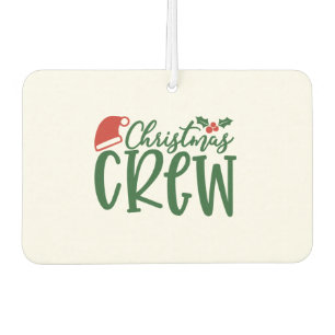 Christmas Crew Car Air Freshener