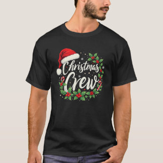 Christmas Crew Family Matching Unisex Adults Kids  T-Shirt