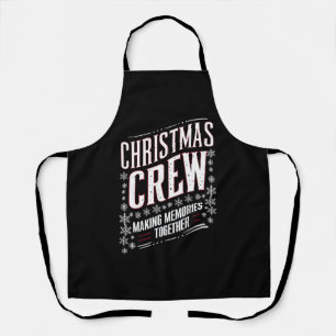 Christmas Crew Family Matching Xmas Squad Apron