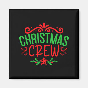 Christmas Crew Family T Shirt_1 Magnet