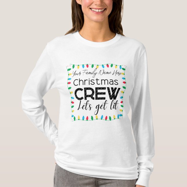 Christmas Crew Family Tee (Front)