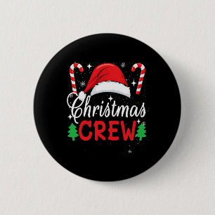 Christmas Crew Family Xmas Group Pajama Men Women  6 Cm Round Badge