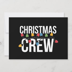 Christmas Crew Family Xmas Holiday Card