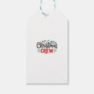 Christmas Crew Festive Holiday Gift Tags