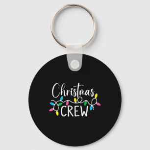 Christmas Crew Funny Family Christmas T Shirt  Key Ring