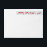 Christmas Crew Holiday Card Wrap Around Label<br><div class="desc">Matching the Christmas Crew holiday photo card,  this wrap-around return address label will bring a little extra cheer to your holiday mail.</div>